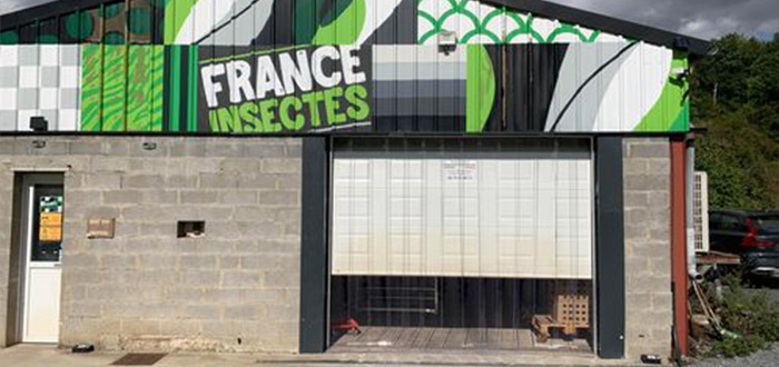 rideau à lanières entrepôt d'insectes